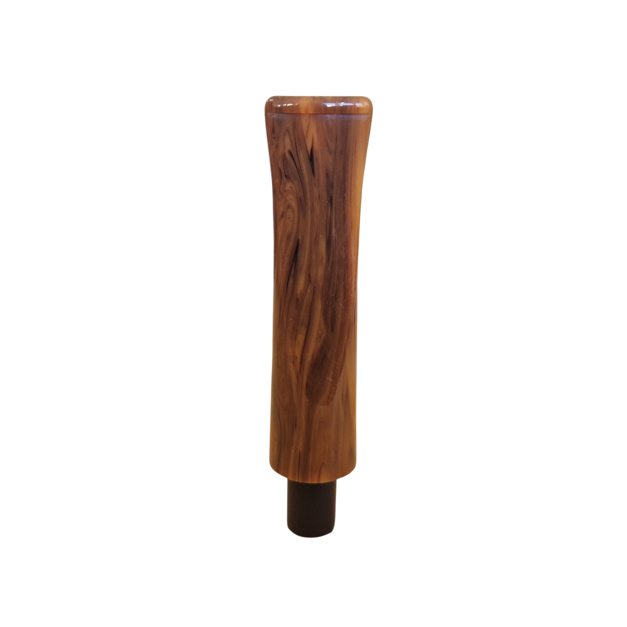 Mouthpiece blank - Ø18 - L75 - Acrylic - with 10.5 mm cone - Cumberland Orange