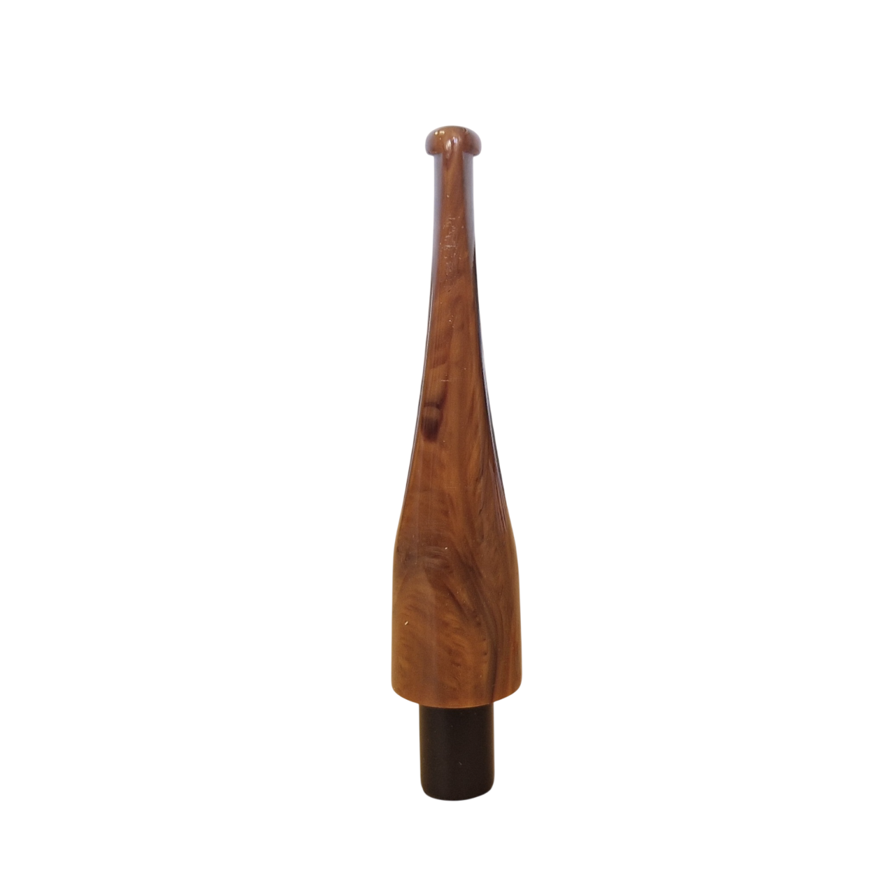 Mouthpiece blank - Ø18 - L75 - Acrylic - with 10.5 mm cone - Cumberland Orange