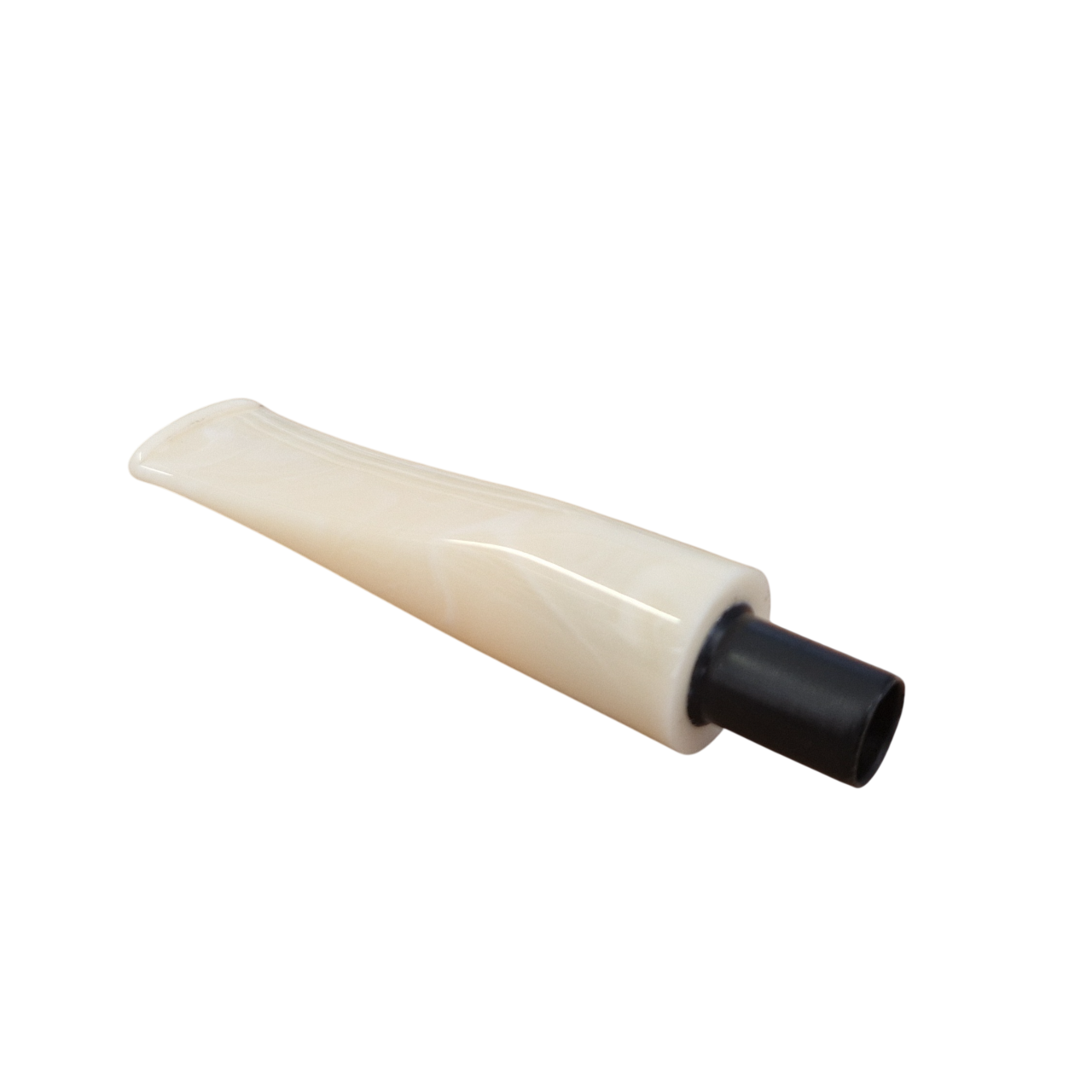 Mouthpiece blank - Ø18 - L75 - Acrylic - with 10.5 mm cone - Ivory