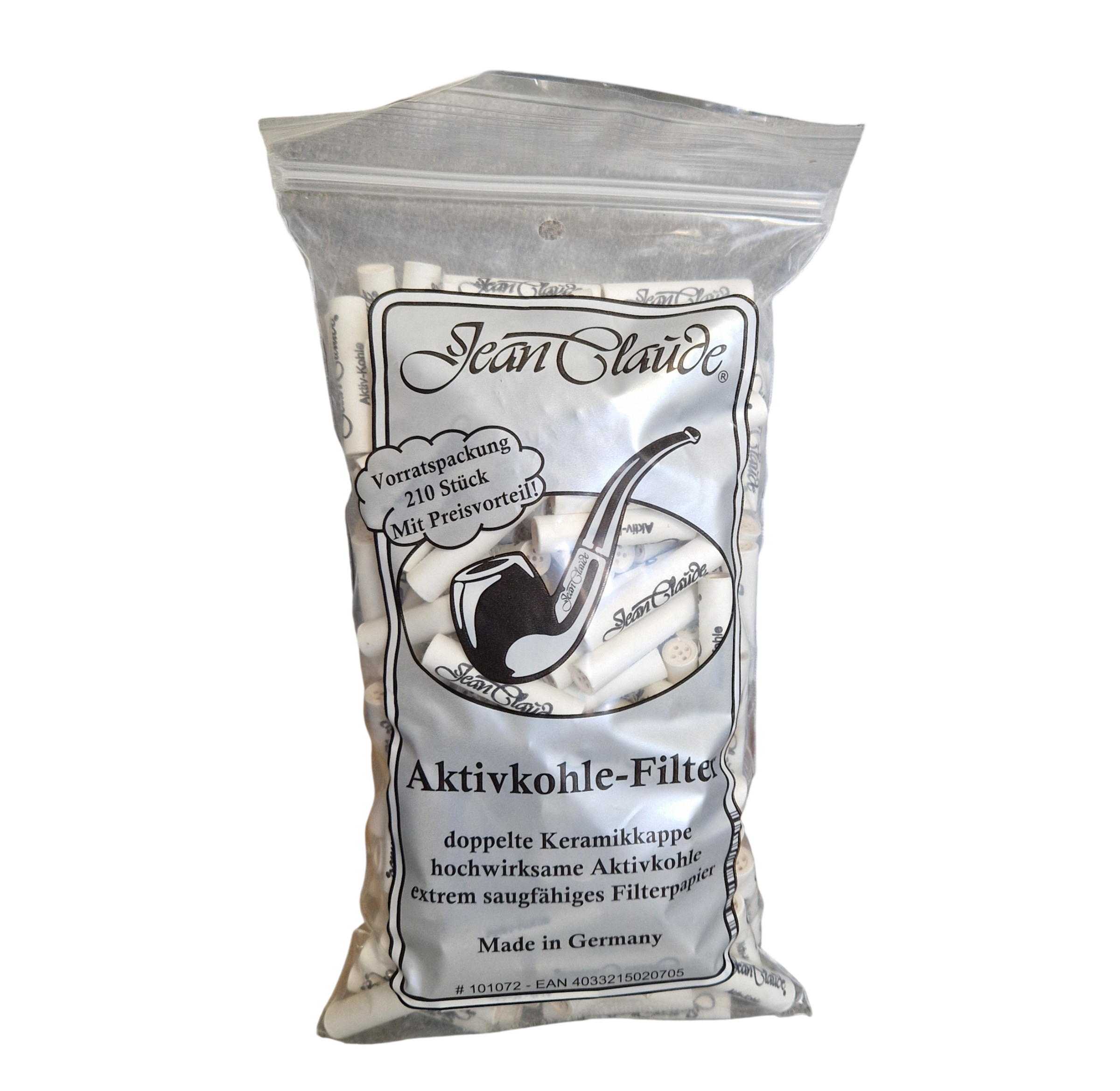 Jean Claude Activated Charcoal Filter - 9 mm - 210 filters
