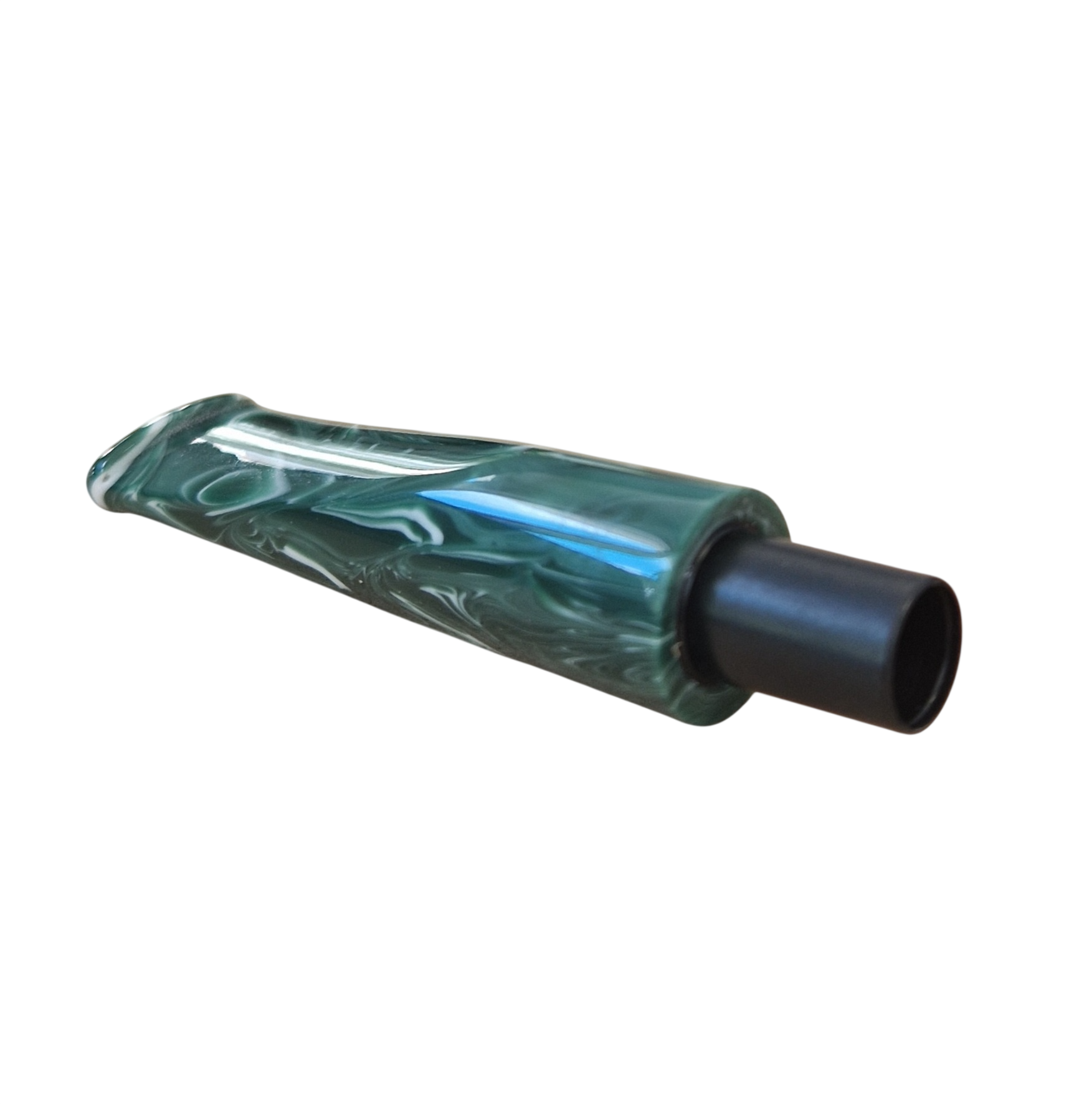 Mouthpiece blank - Ø16 - L60 - Acrylic - with 10.5 mm cone - Malachite