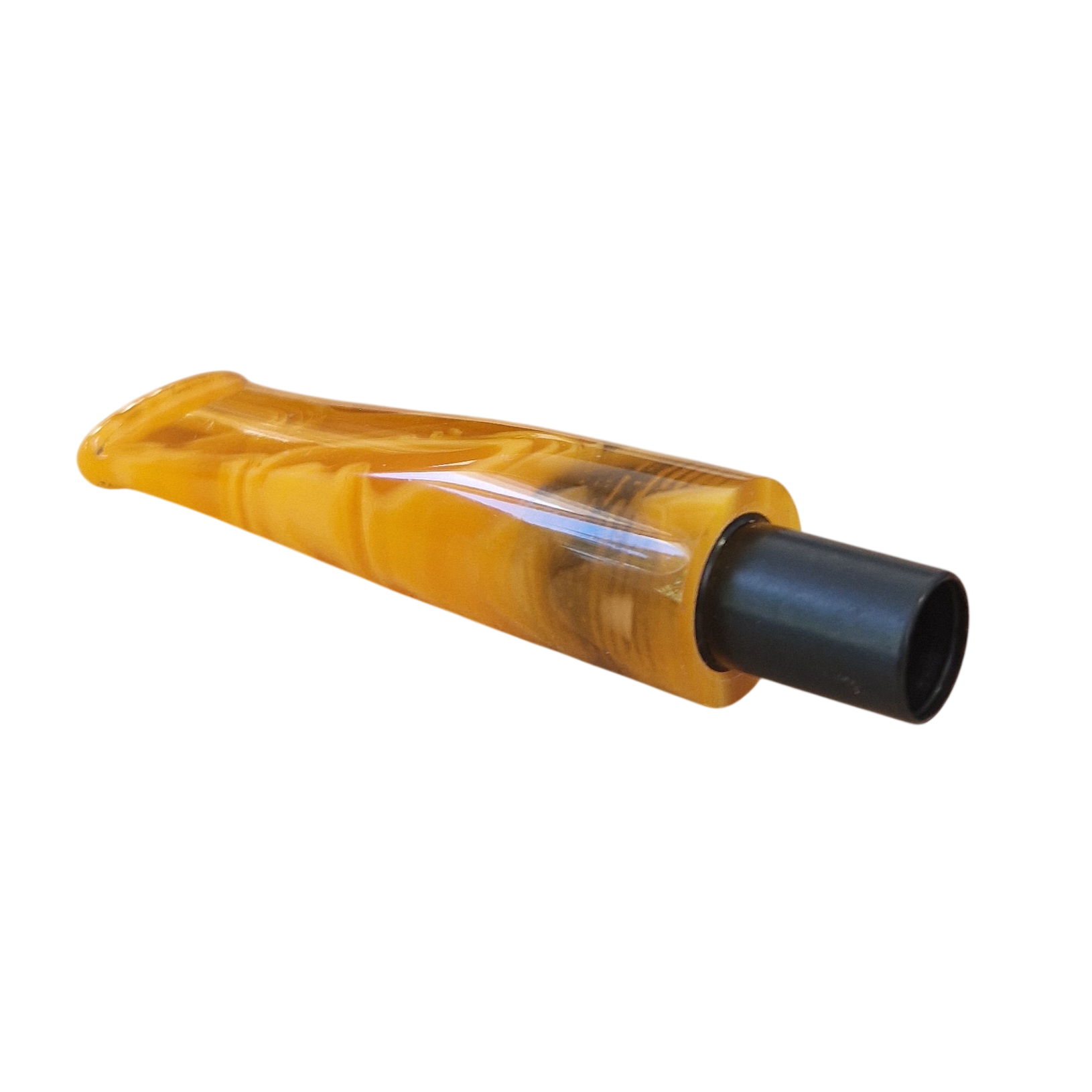 Mouthpiece blank - Ø16 - L60 - Acrylic - with 10.5 mm cone - Amber