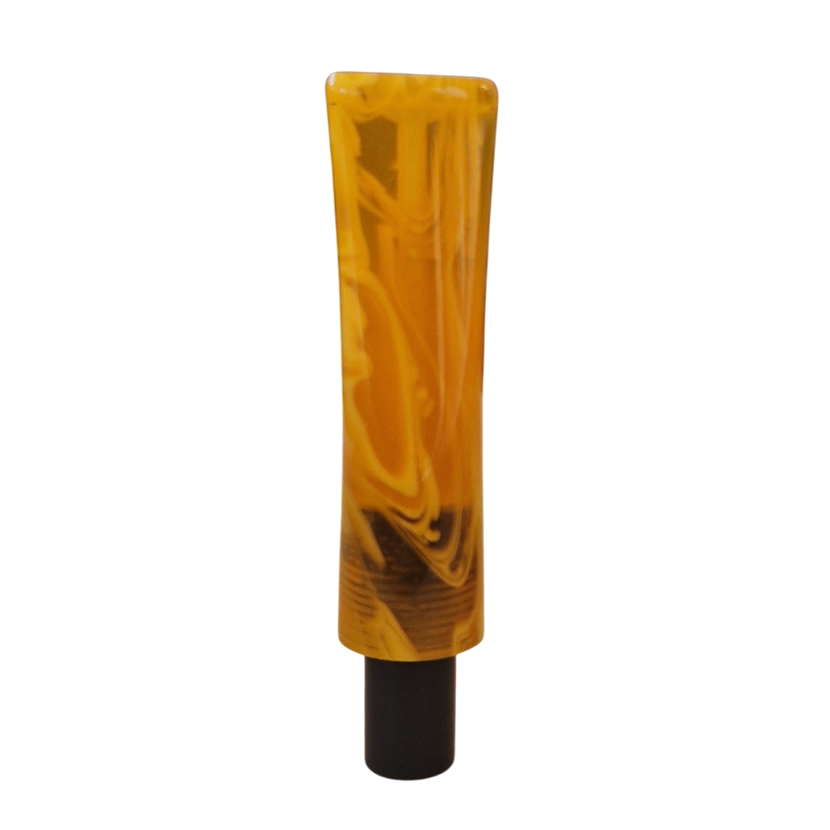 Mouthpiece blank - Ø16 - L60 - Acrylic - with 10.5 mm cone - Amber