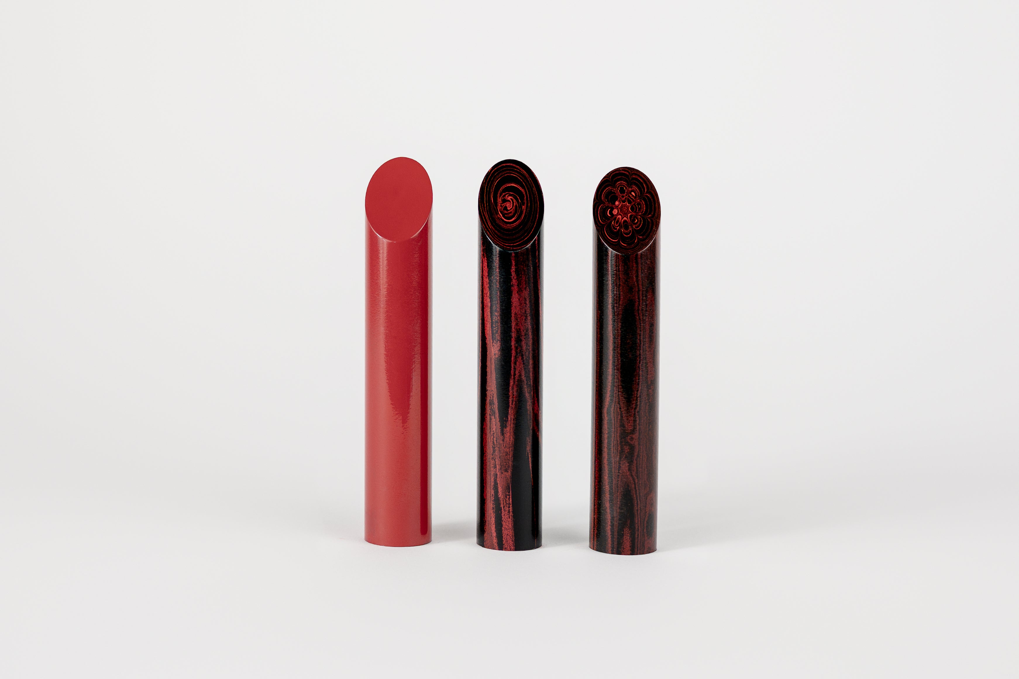 Ebonit-Stange SEM - Ø18 - 25 cm - Geschliffen - Classic Red