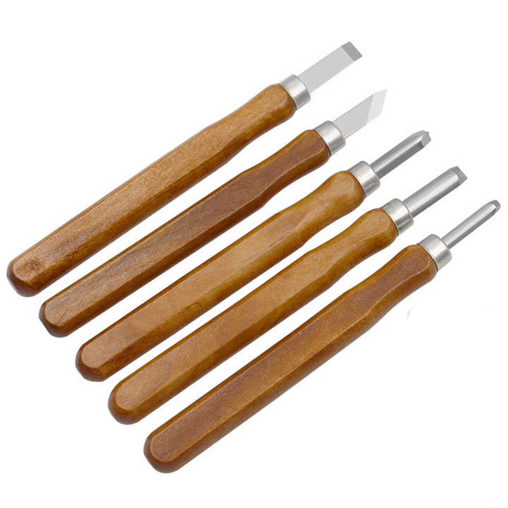 5-teiliges Werkzeugset für feine Schnitzarbeiten - Pfeifenecke