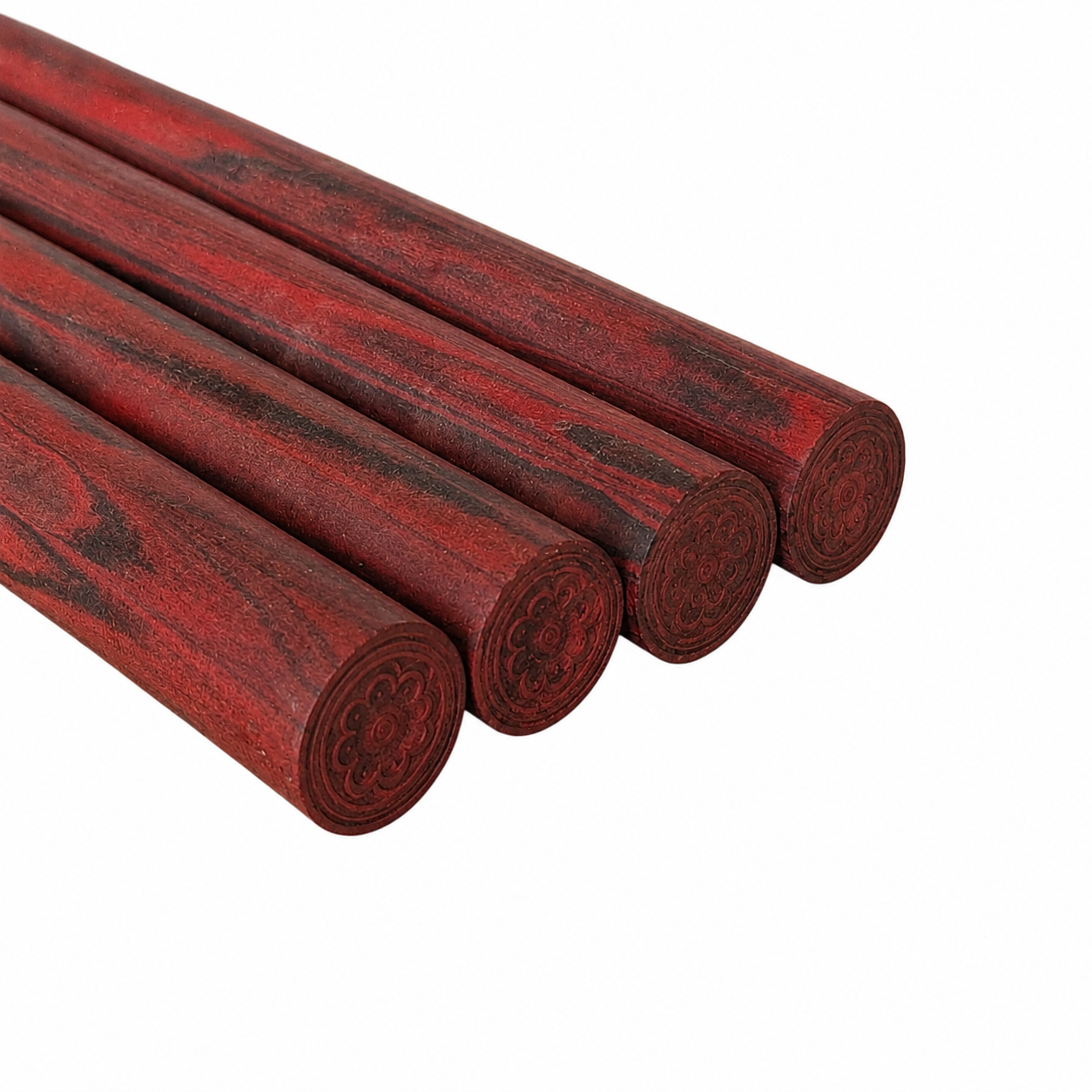 Ebonit-Stange SEM - Ø18 - 25 cm - Geschliffen - Classic Red