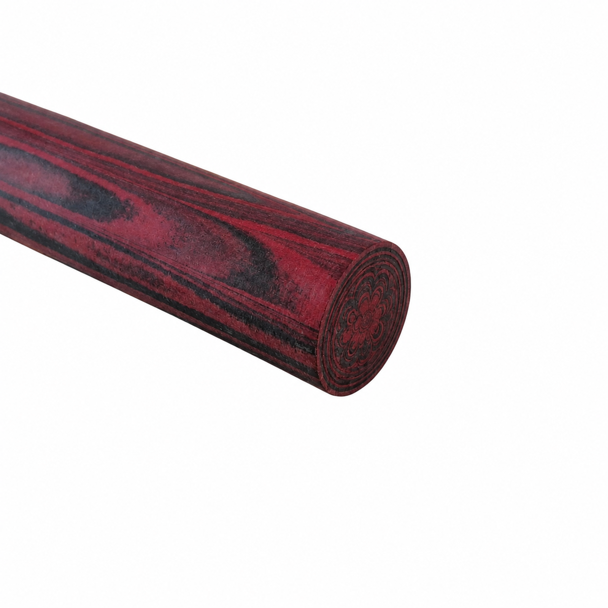 Ebonit-Stange SEM - Ø18 - 25 cm - Geschliffen - Classic Red