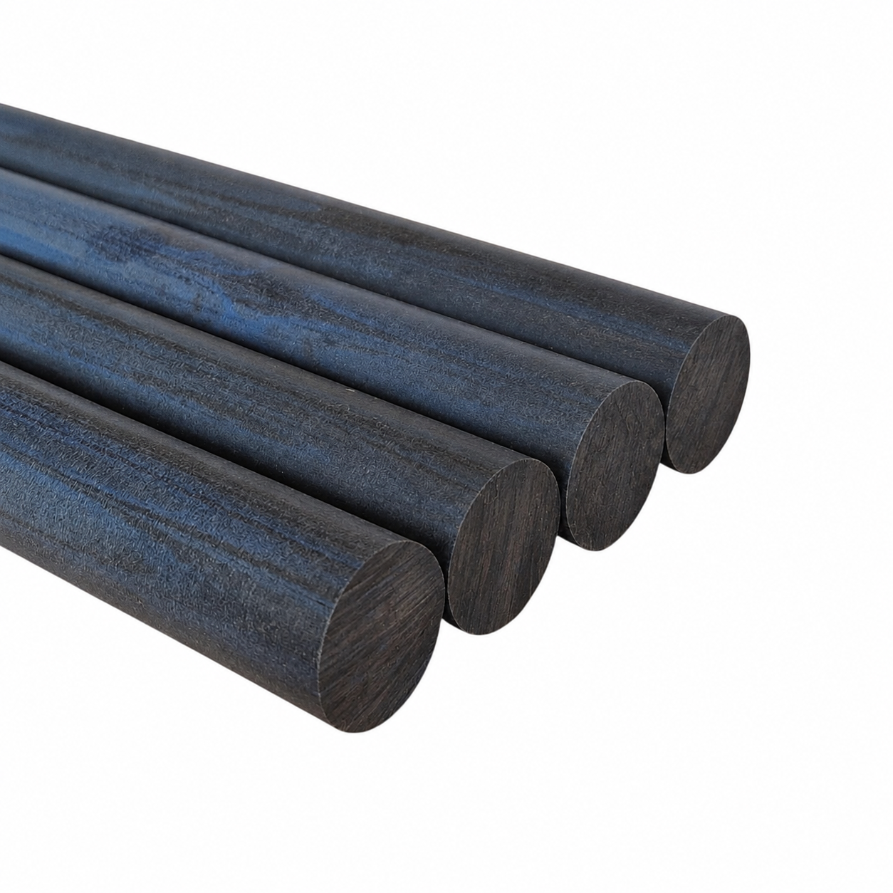 Ebonit-Stange SEM - Ø18 - 25 cm - Geschliffen - Denim Blue