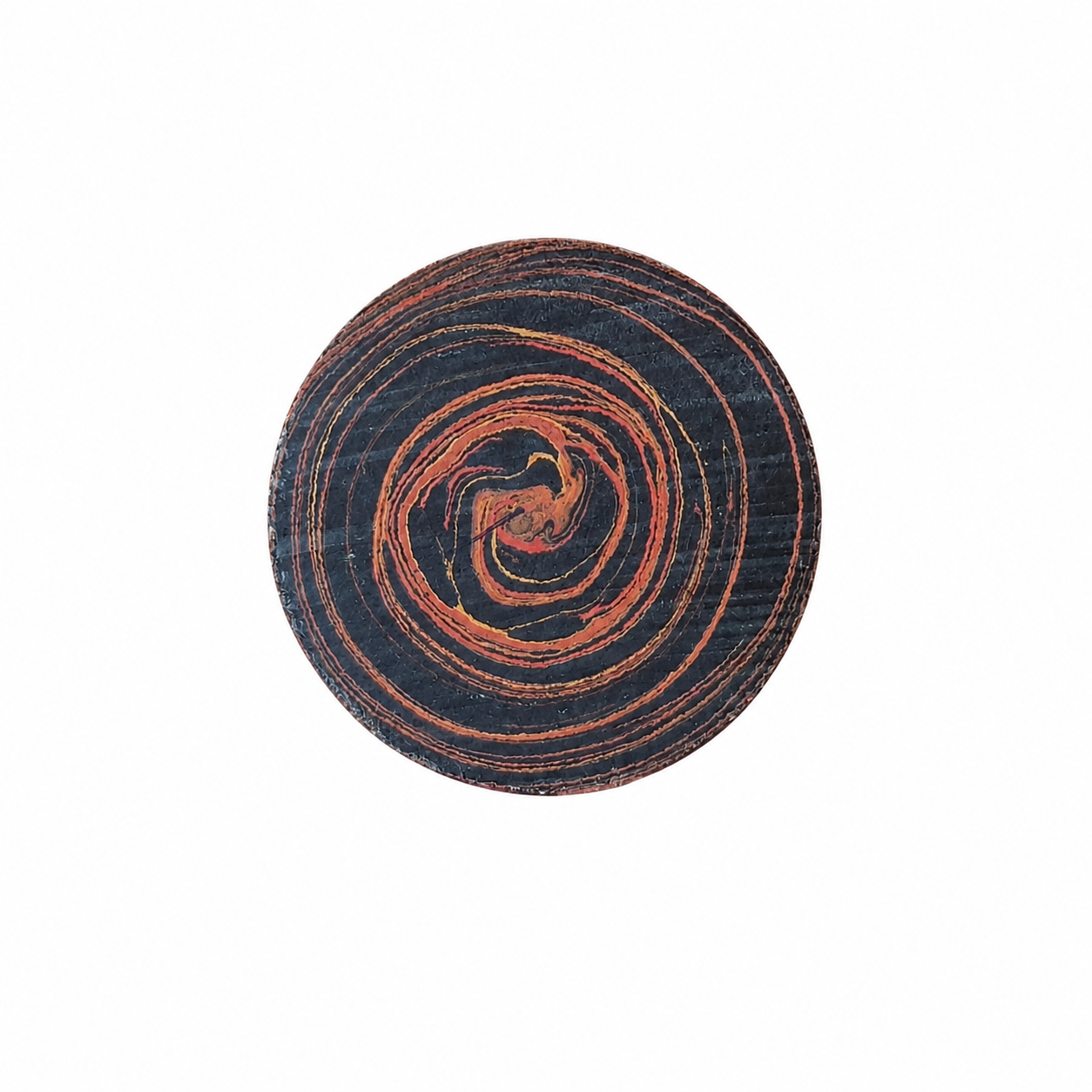 Ebonite rod SEM - Ø18 - 25 cm - Polished - Cumberland/Honey