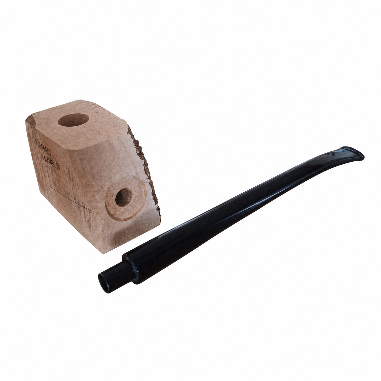 Pre drilled kit - Briar - Acrylic stem - Churchwarden - slightly bent