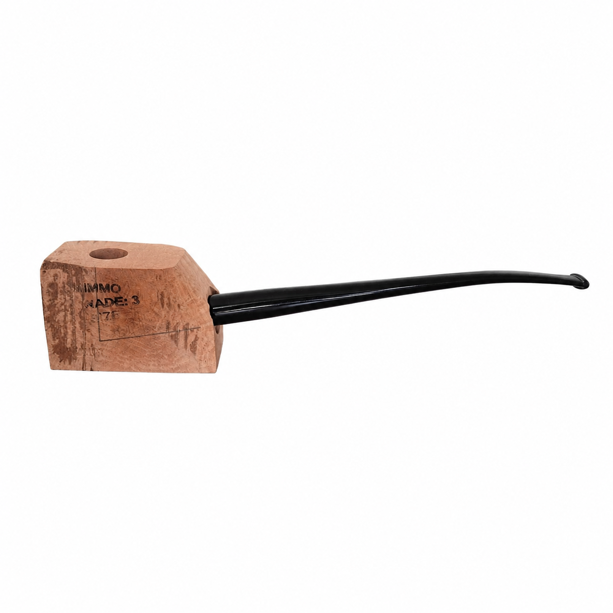 Pre drilled kit - Briar - Acrylic stem - Churchwarden - slightly bent