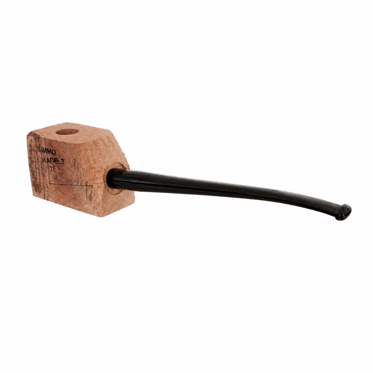 Pre drilled kit - Briar - Acrylic stem - Churchwarden - slightly bent