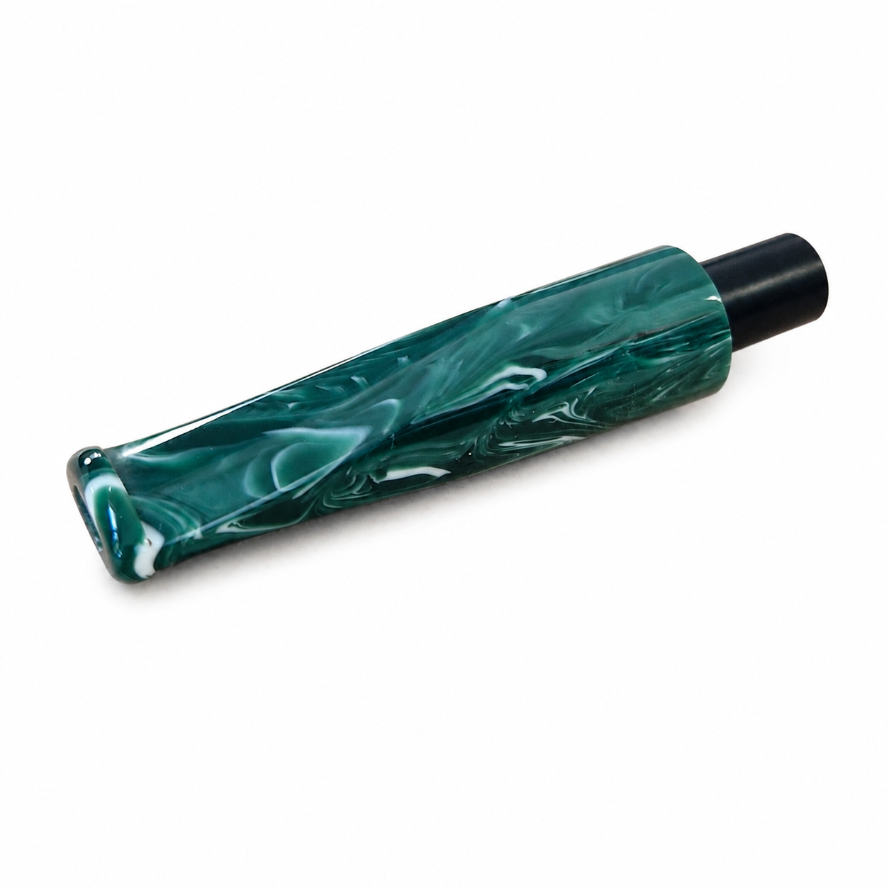 Mouthpiece blank - Ø16 - L60 - Acrylic - with 10.5 mm cone - Malachite