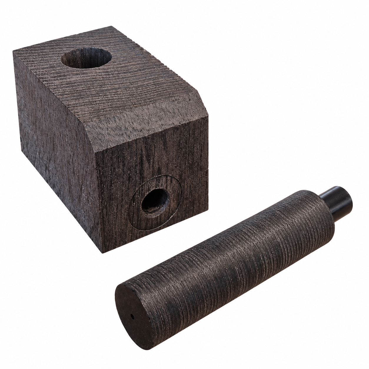 Pre drilled kit - Morta / Bog Oak - Acrylic stem - Straight