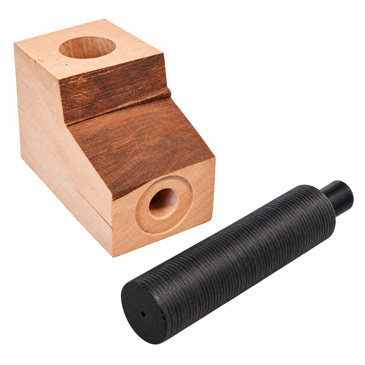 Vorgebohrte Kantel - Bruyere - Acryl-Rohling - Straight
