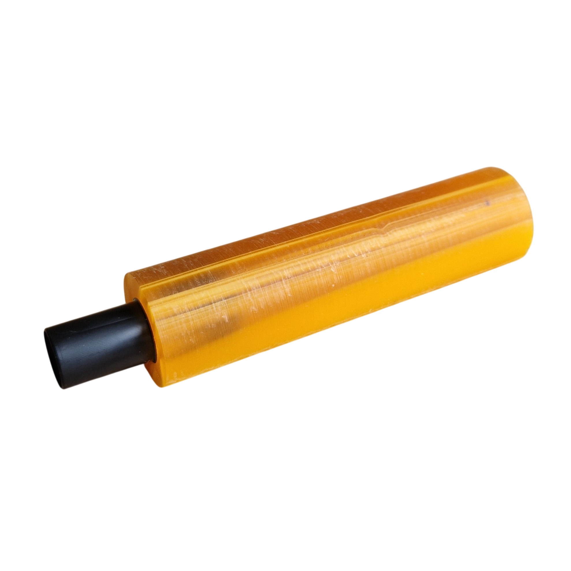 Mundstück Rohling - Ø19 - L75 - Acryl - Amber