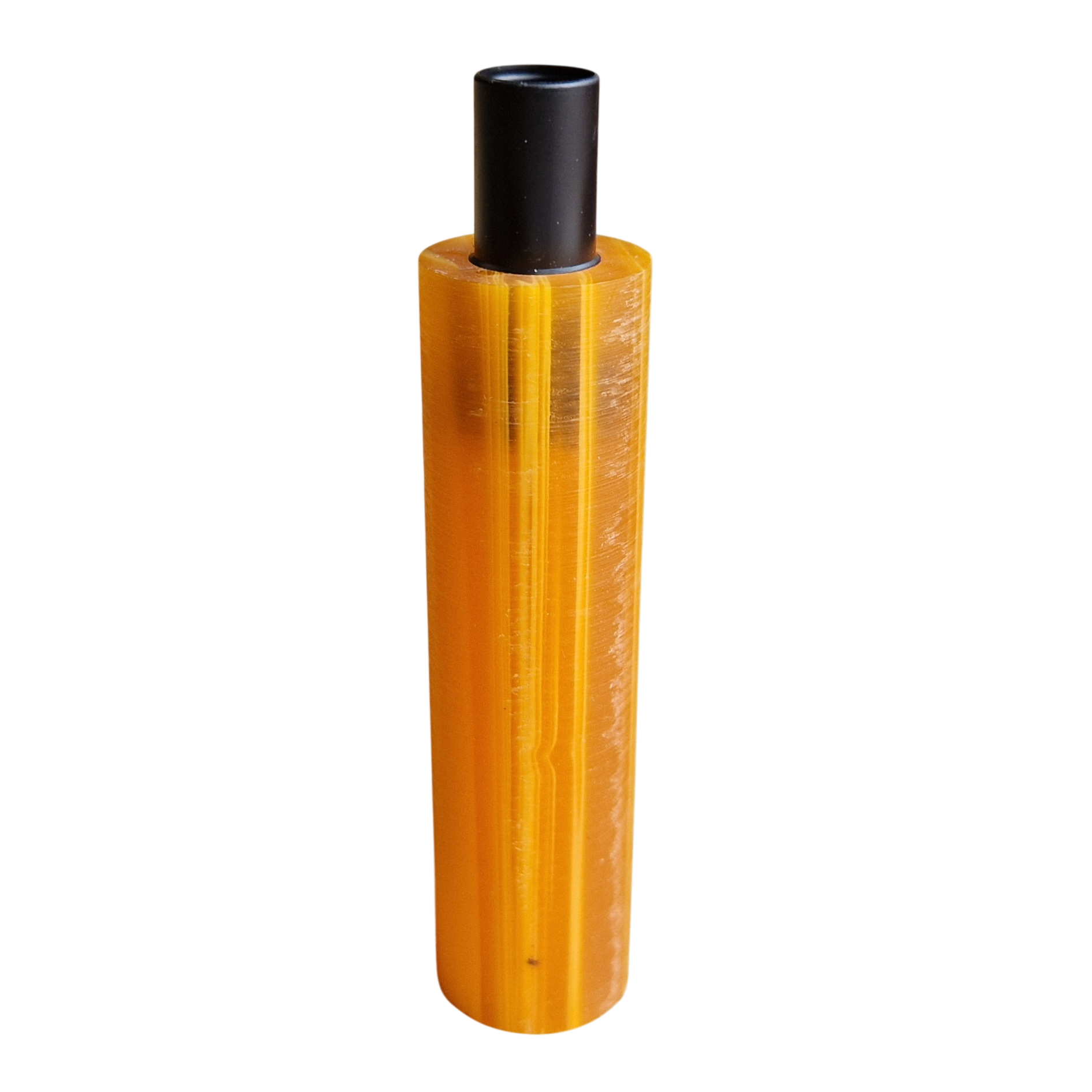 Mundstück Rohling - Ø19 - L75 - Acryl - Amber