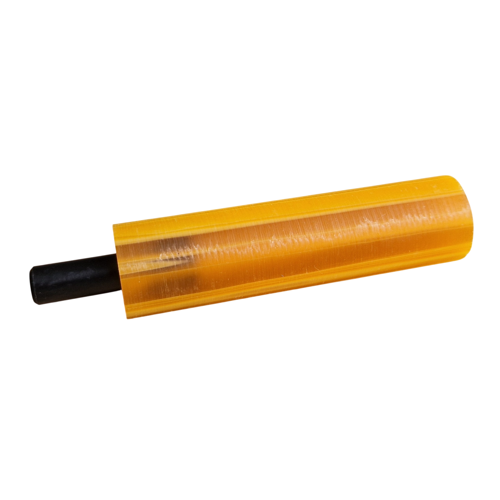 Mundstück Rohling - Ø19 - L75 - Acryl - Amber