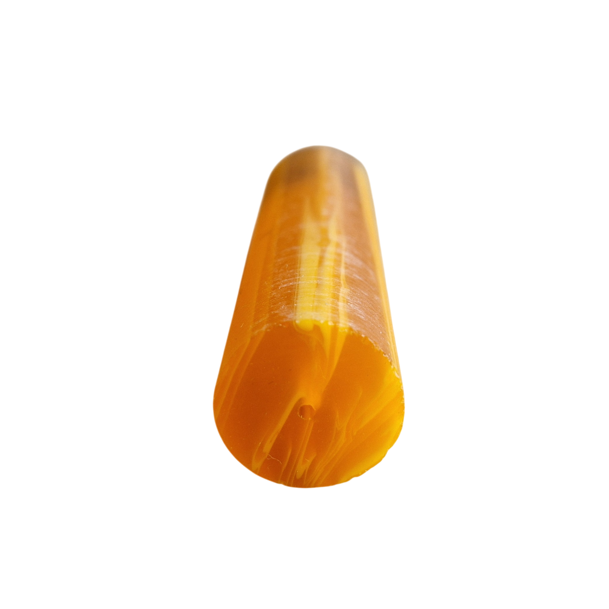 Mundstück Rohling - Ø19 - L75 - Acryl - Amber
