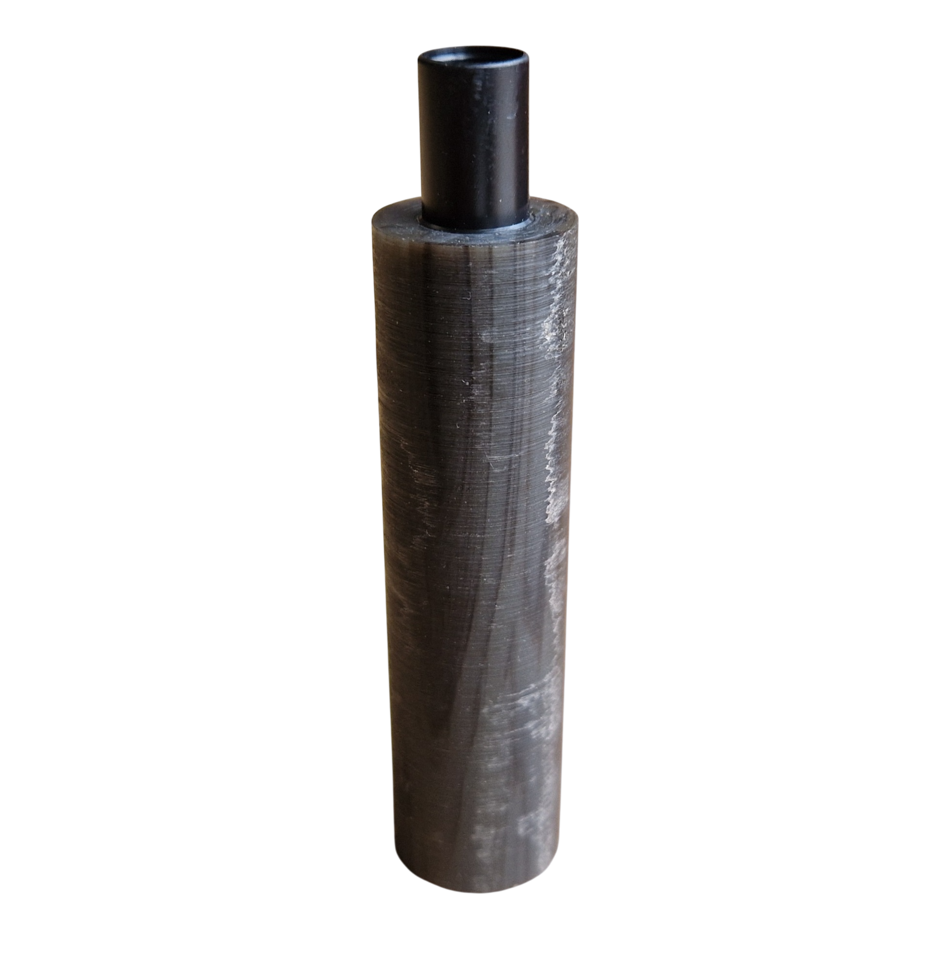 Mundstück Rohling - Ø19 - L75 - Acryl - Black Buffalo