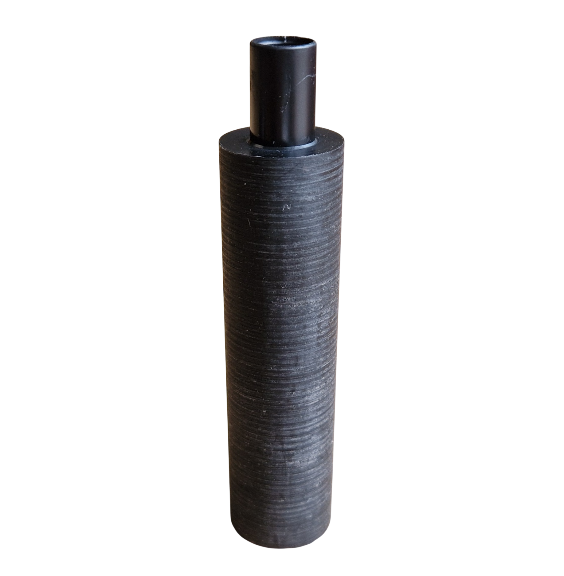 Mundstück Rohling - Ø19 - L75 - Acryl - Schwarz