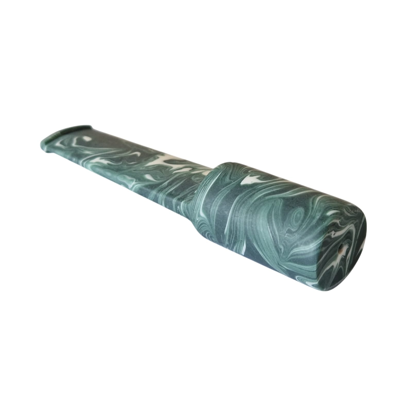 Mouthpiece blank - Ø24 - L114 - Acrylic - Malachite