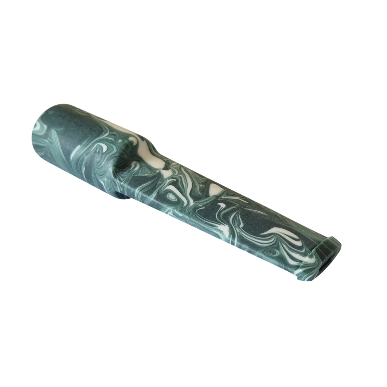 Mouthpiece blank - Ø24 - L114 - Acrylic - Malachite