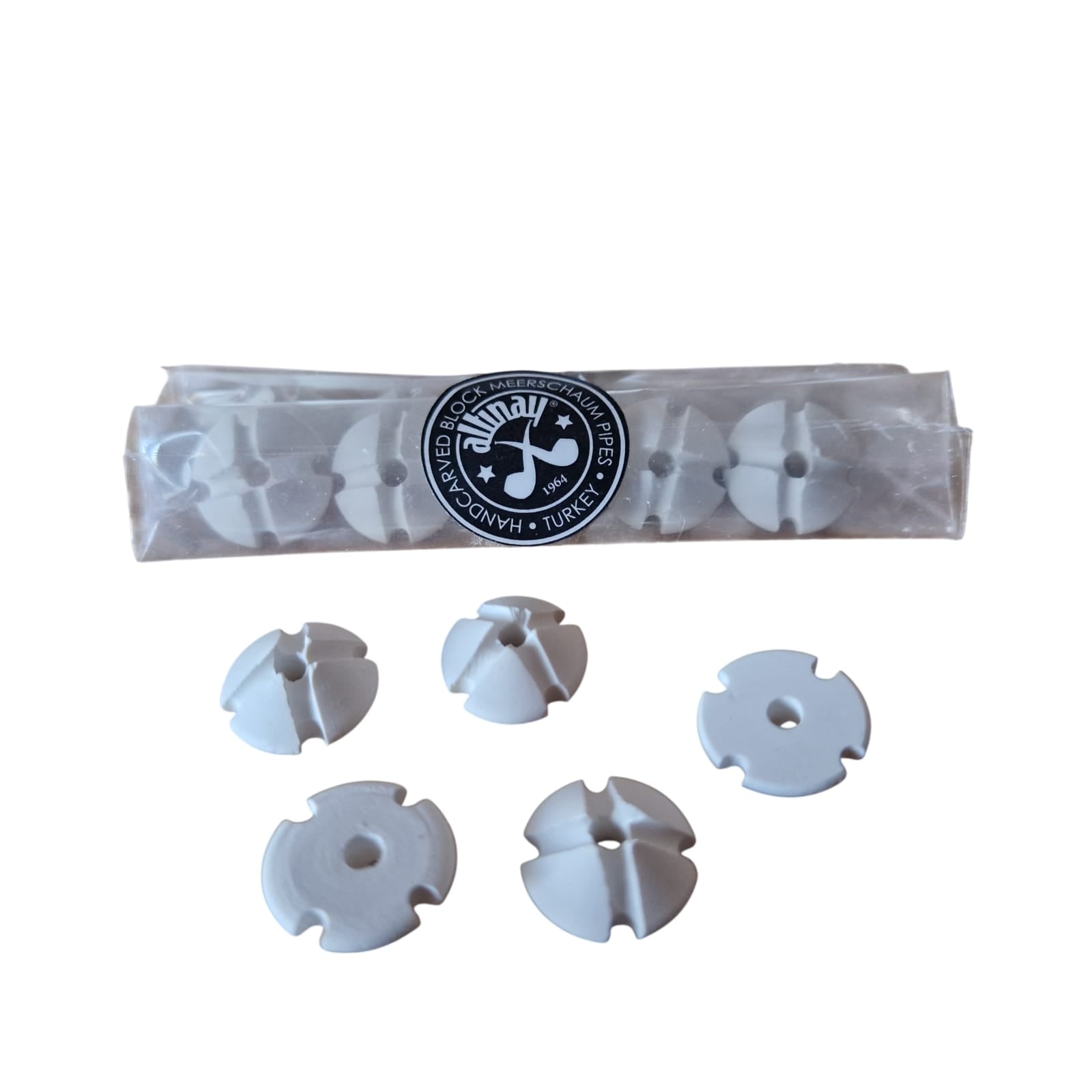 Natur Meerschaumfilter - 5 Stück