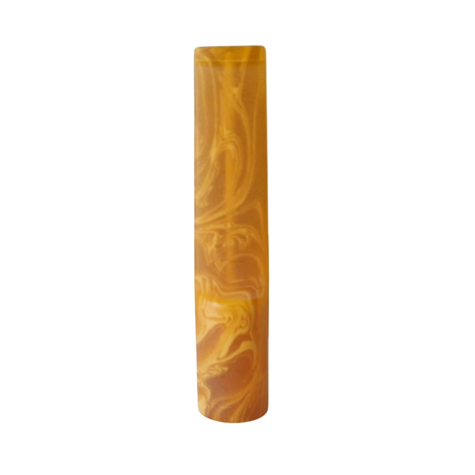 Mouthpiece blank - Ø24 - L114 - Acrylic - Amber