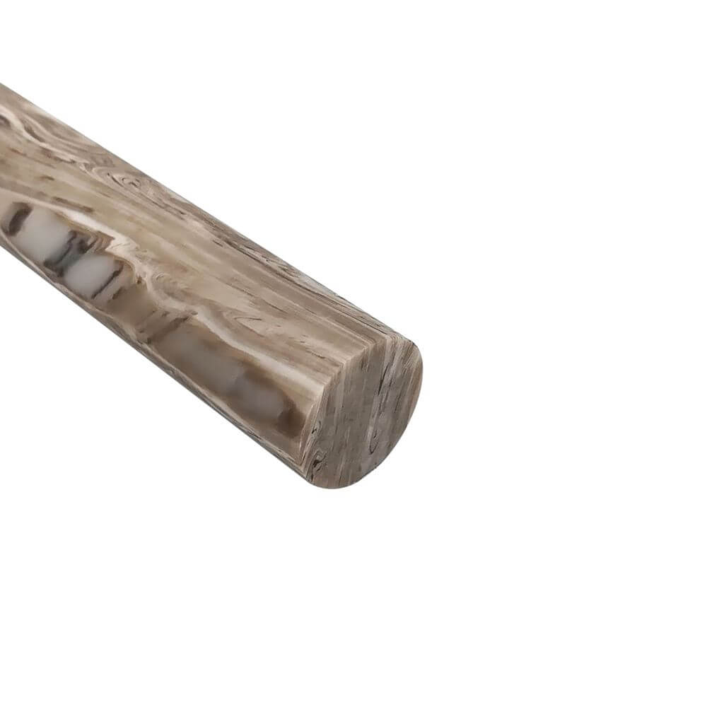 Acryl-Stange - Ø16 - L25 cm - Roh - Corozo - Pfeifenecke