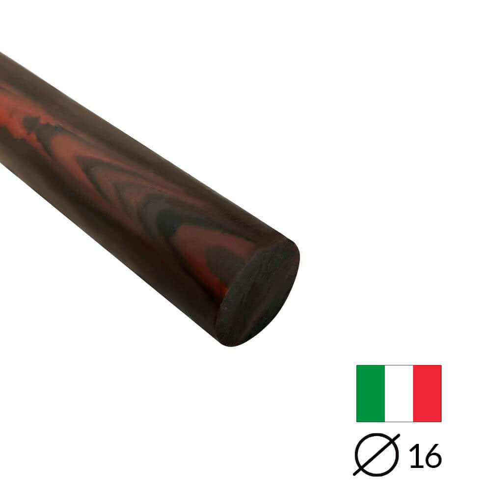 Acryl-Stange - Ø16 - L25 cm - Roh - Cumberland - Pfeifenecke