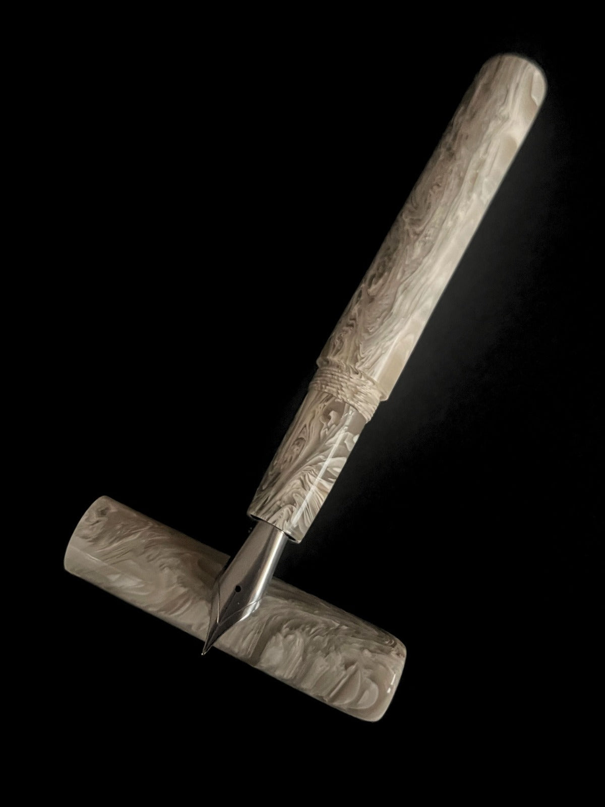 Acryl-Stange - Ø16 - L25 cm - Roh - Gris - Pfeifenecke