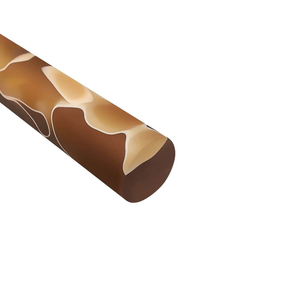 Acryl-Stange - Ø16 - L25 cm - Roh - M-Fume - Pfeifenecke