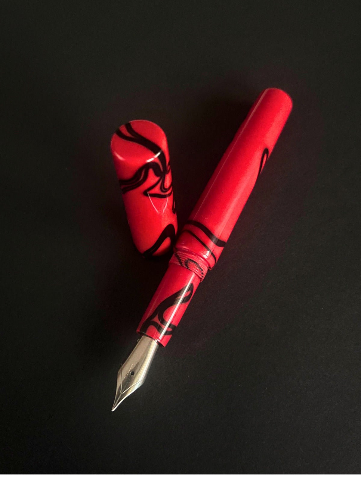 Acryl-Stange - Ø16 - L25 cm - Roh - M-Rouge - Pfeifenecke