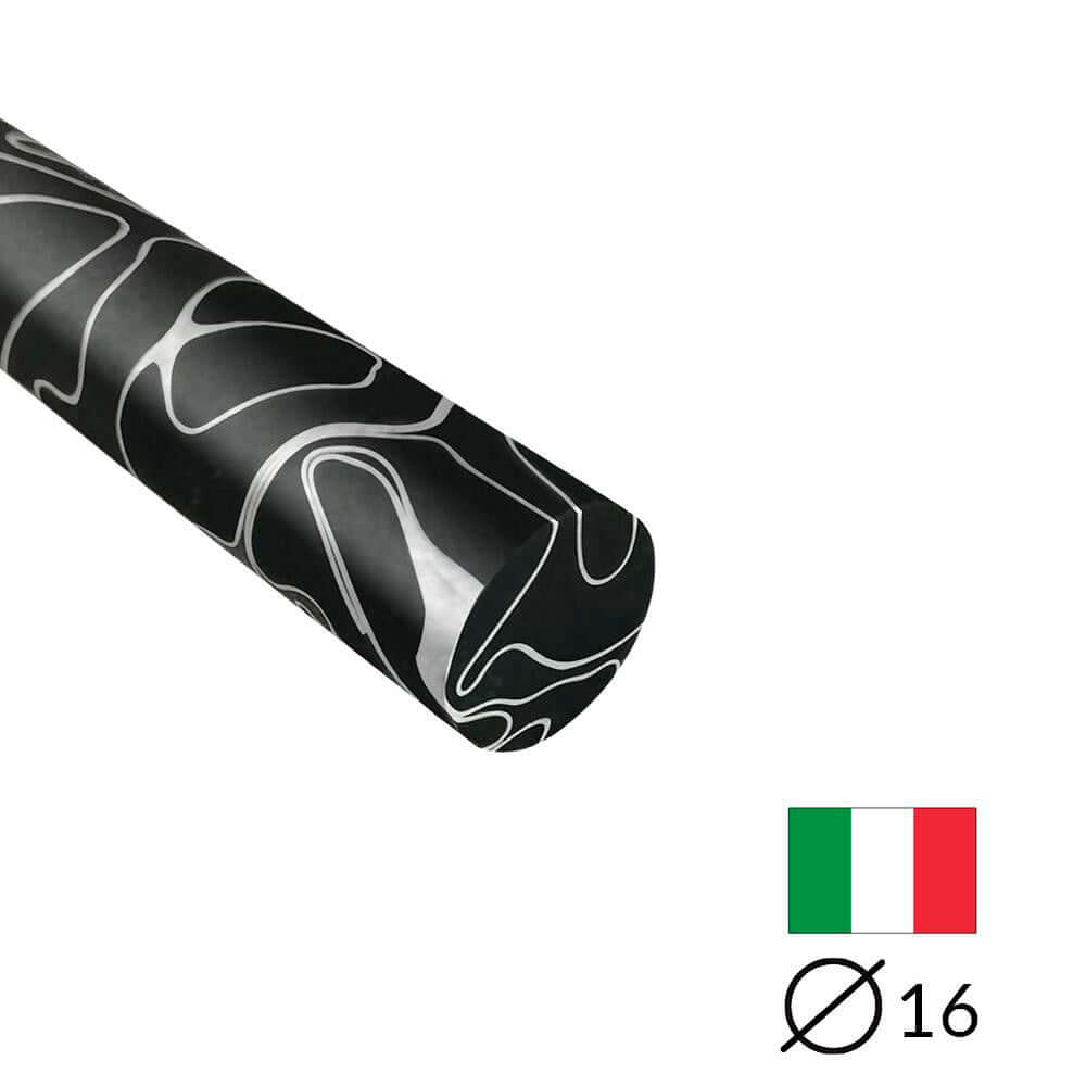 Acryl-Stange - Ø16 - L25 cm - Roh - M-Schwarz - Pfeifenecke