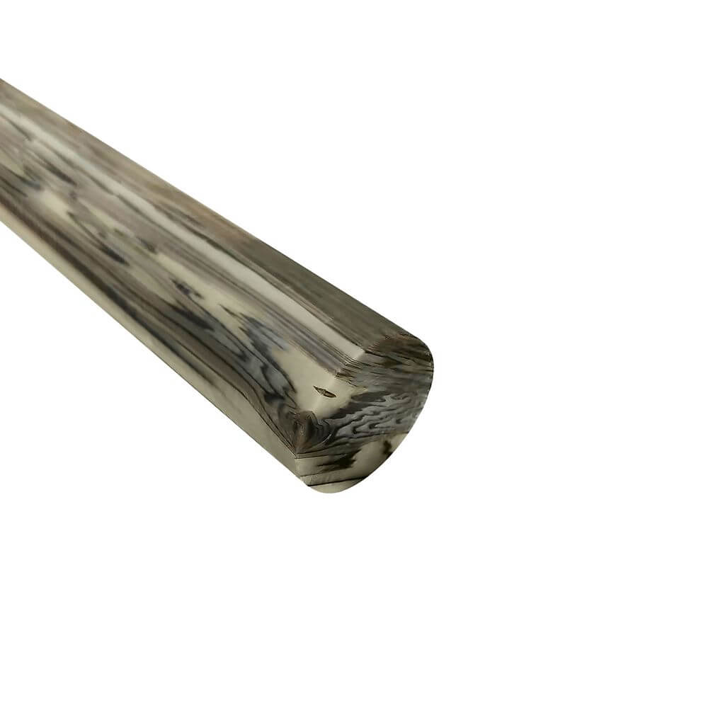 Acryl-Stange - Ø16 - L25 cm - Roh - Mammut - Pfeifenecke