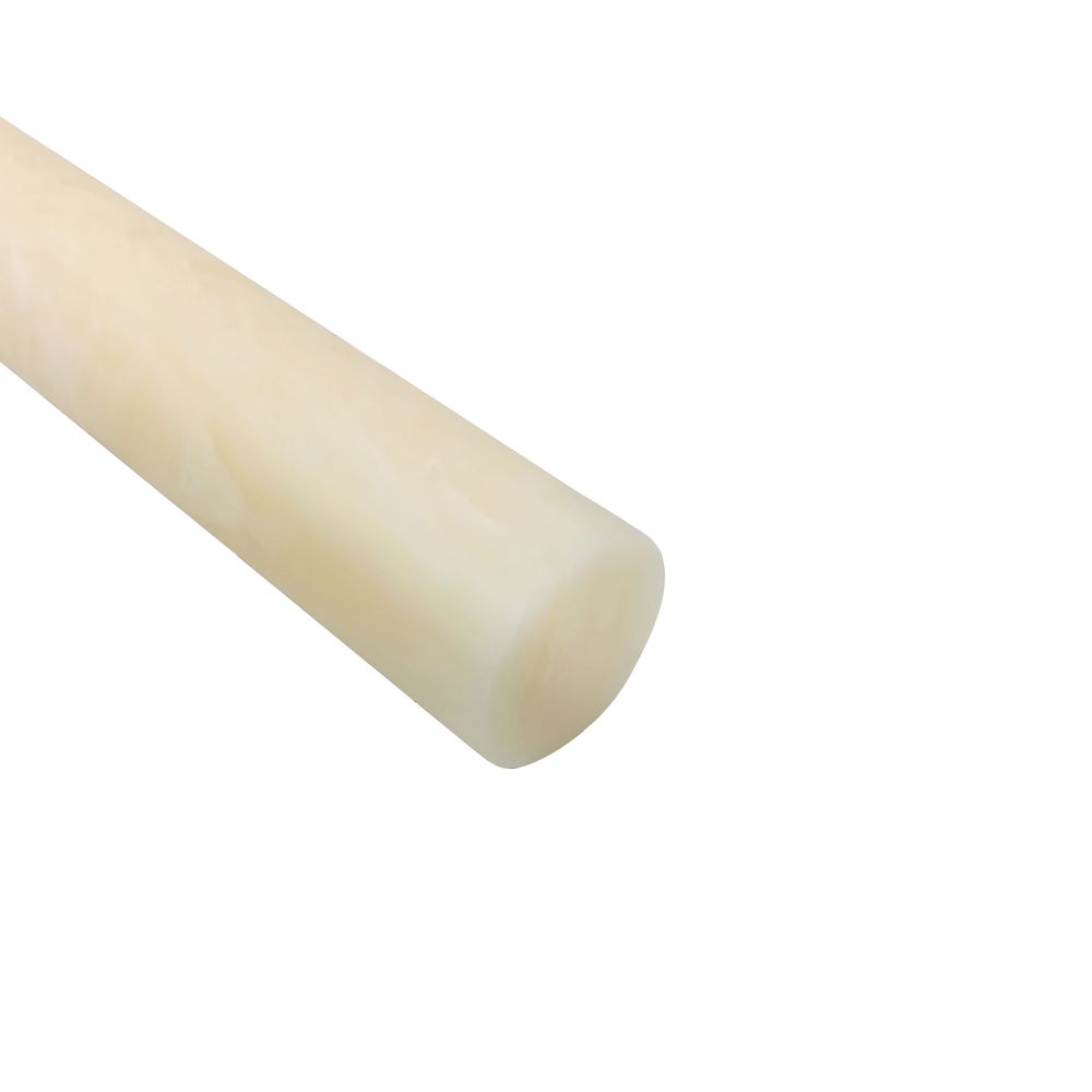 Acryl-Stange - Ø20 - L25 cm - Roh - Avorio venato - Pfeifenecke
