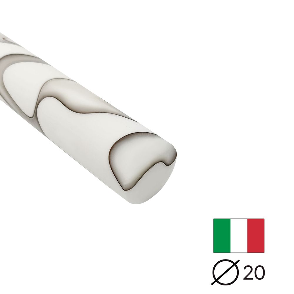 Acryl-Stange - Ø20 - L25 cm - Roh - Dune24 - Pfeifenecke