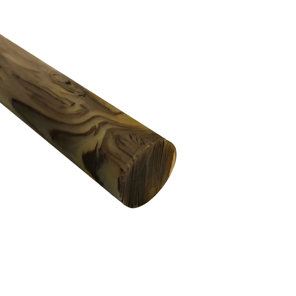 Acryl-Stange - Ø20 - L25 cm - Roh - Flamme - Pfeifenecke