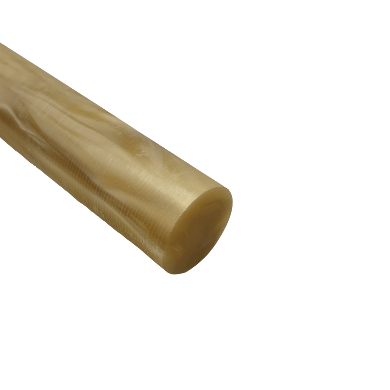 Acryl-Stange - Ø20 - L25 cm - Roh - Honig - Pfeifenecke