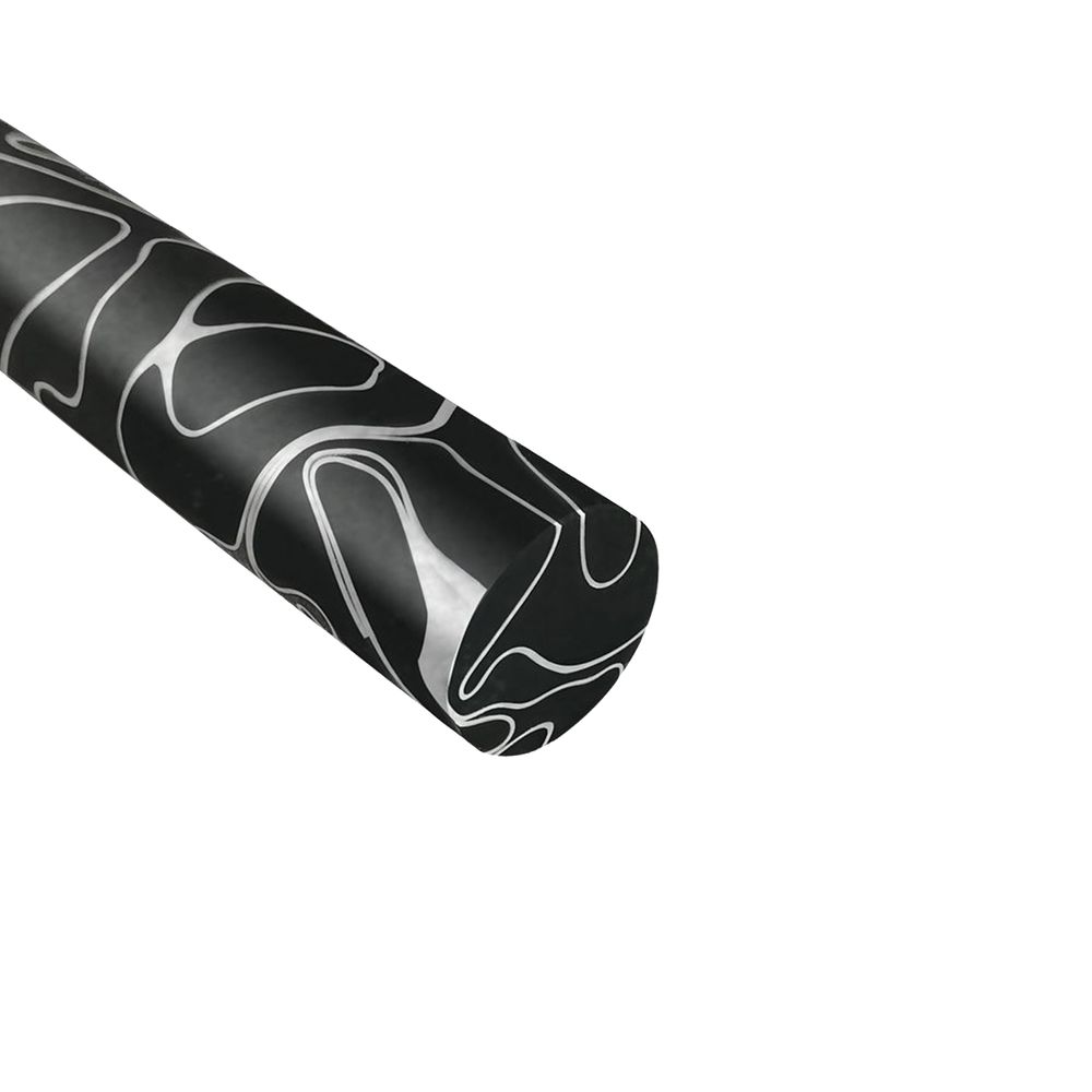 Acryl-Stange - Ø20 - L25 cm - Roh - M-Schwarz - Pfeifenecke