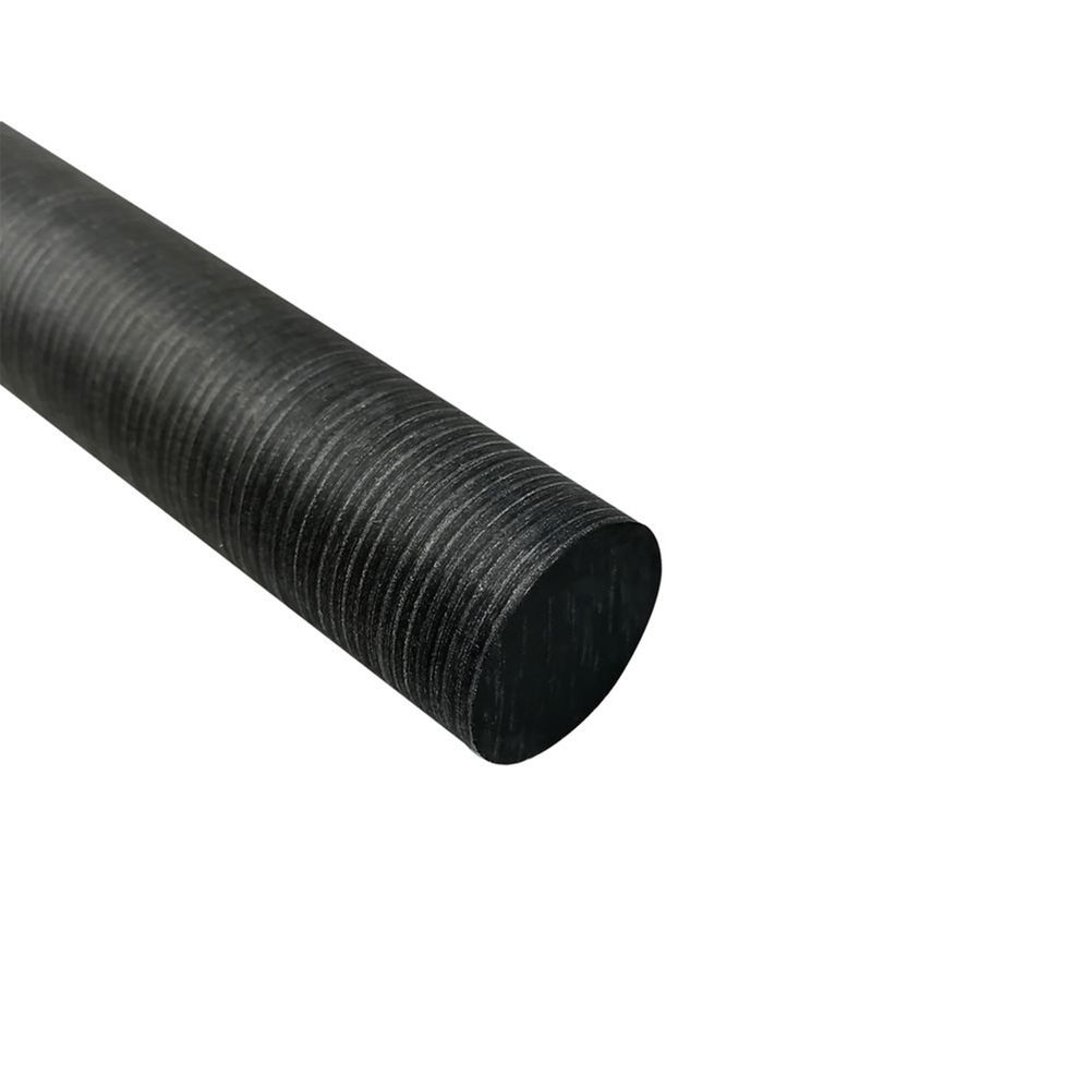 Acryl-Stange - Ø20 - L25 cm - Roh - Schwarz - Pfeifenecke