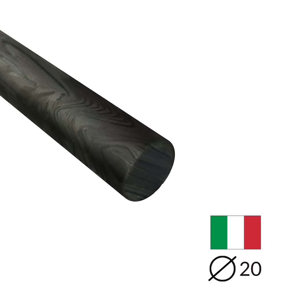 Acryl-Stange - Ø20 - L50 cm - Roh - Black Buffalo - Pfeifenecke