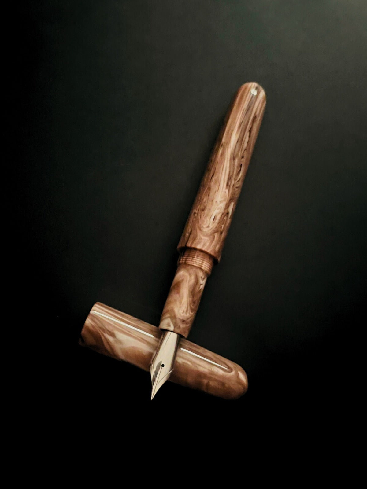 Acryl-Stange - Ø20 - L50 cm - Roh - Holz - Pfeifenecke