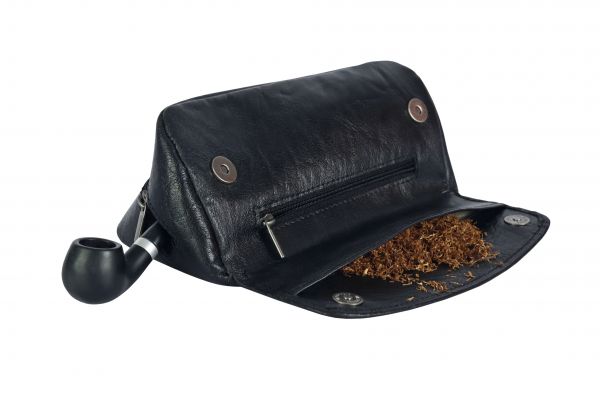 Alpenleder Pfeifentasche LUIS für zwei Pfeifen - Pfeifenecke