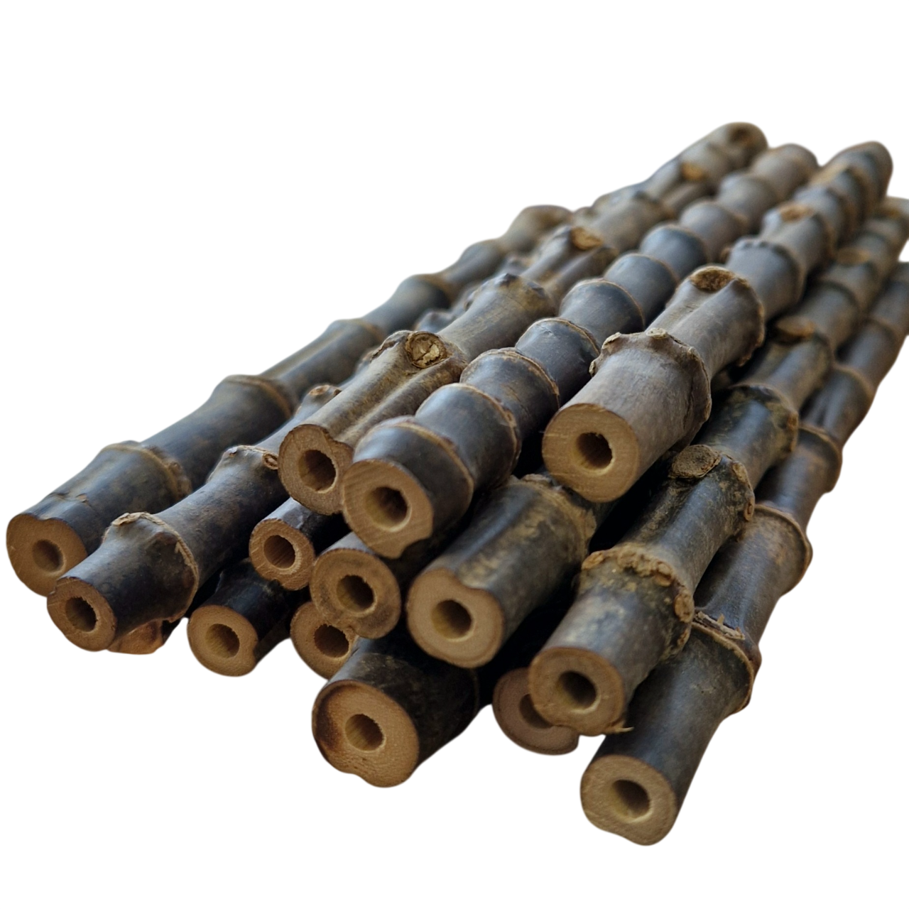 Bambus für Pfeifen - 20cm - Dunkel - 1 Stück - Pfeifenecke