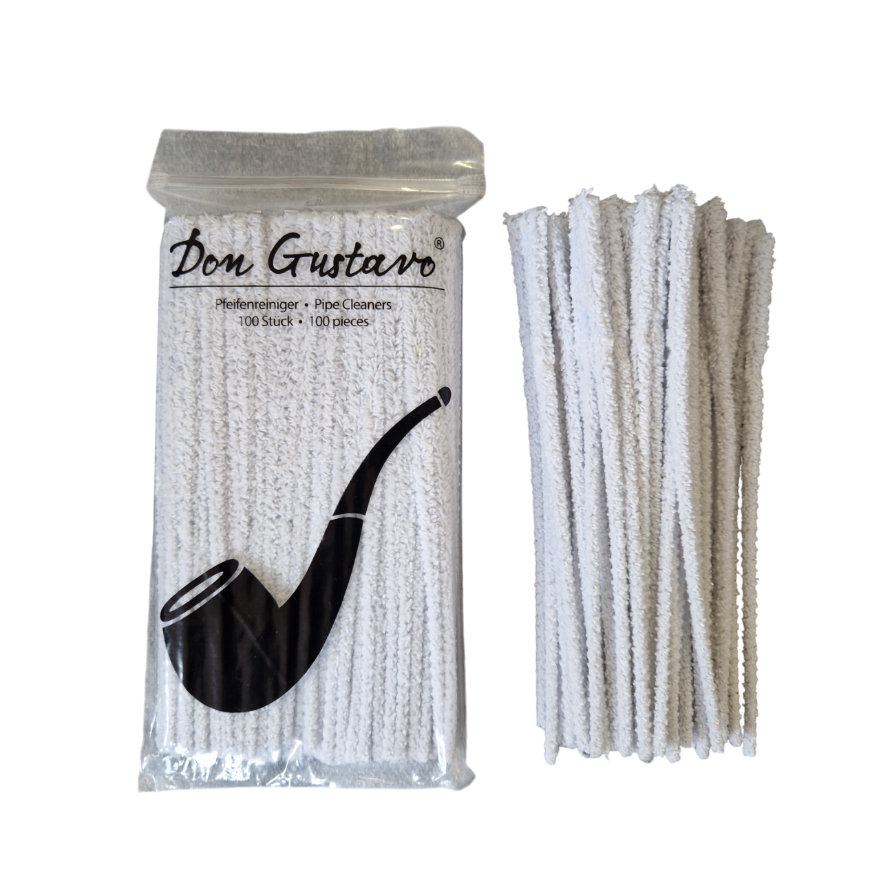 Don Gustavo - Pfeifenreiniger - Baumwolle - 100 Stück - Pfeifenecke