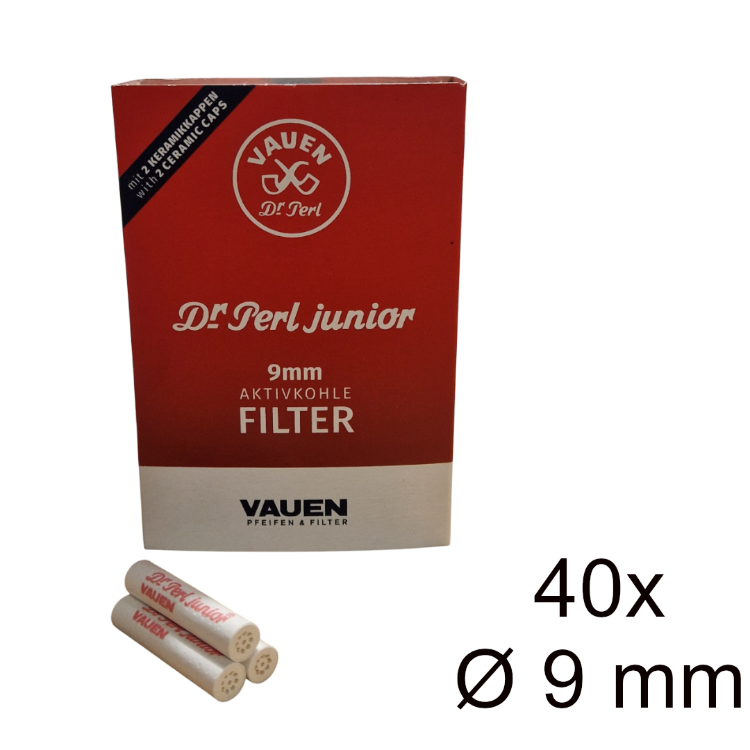 Dr. Perl junior - Aktivkohlefilter - 9mm - 40 Stück - My Store