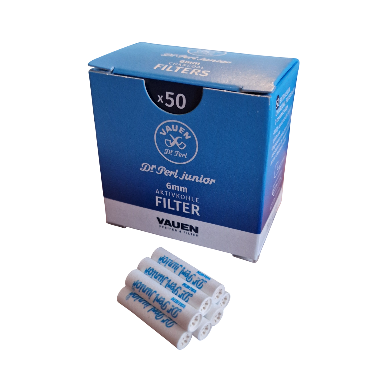 Dr. Perl junior Jufifty - Aktivkohlefilter - 6mm - 50 Stück - My Store