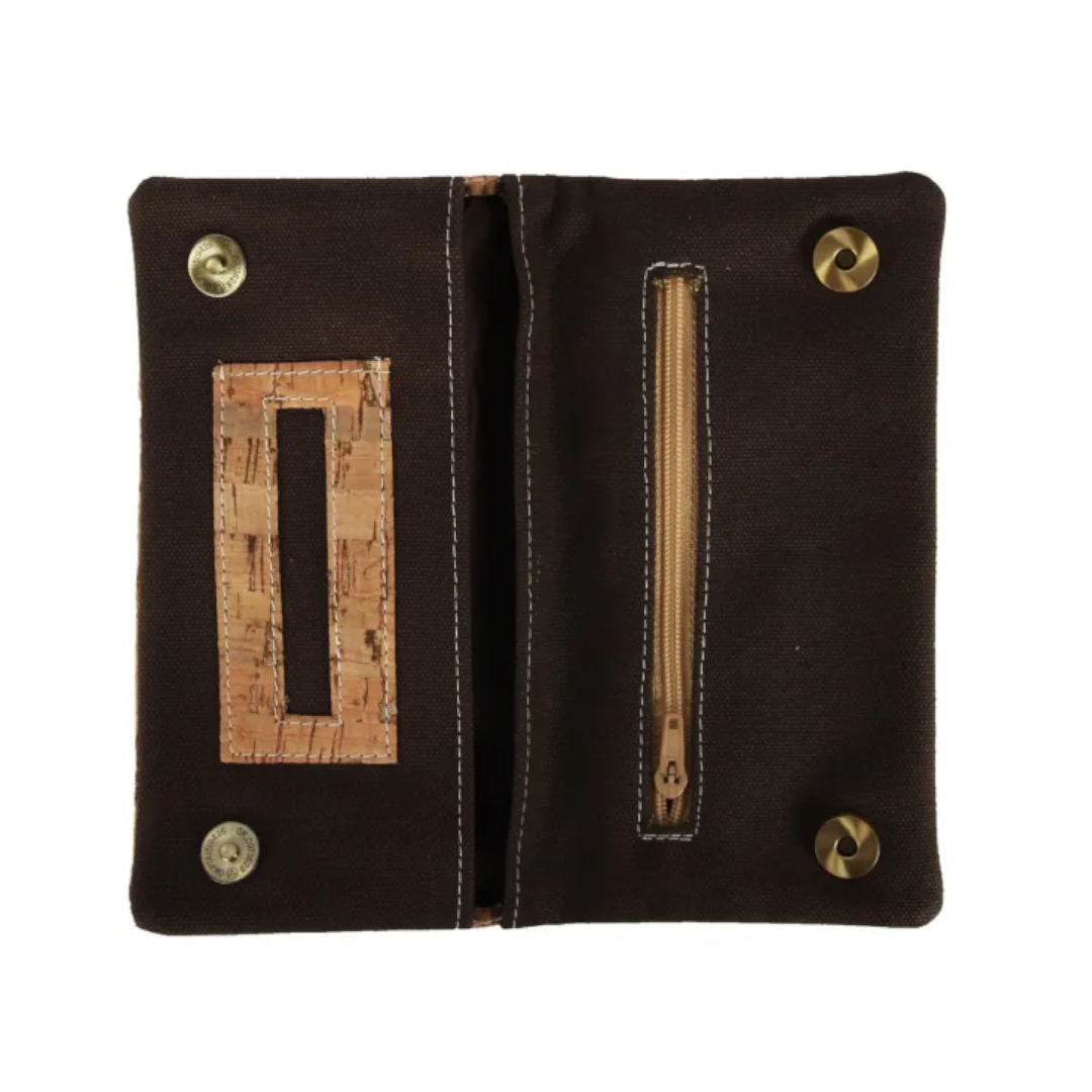 Drehertasche - Tabaktasche - Kork/braun - Pfeifenecke